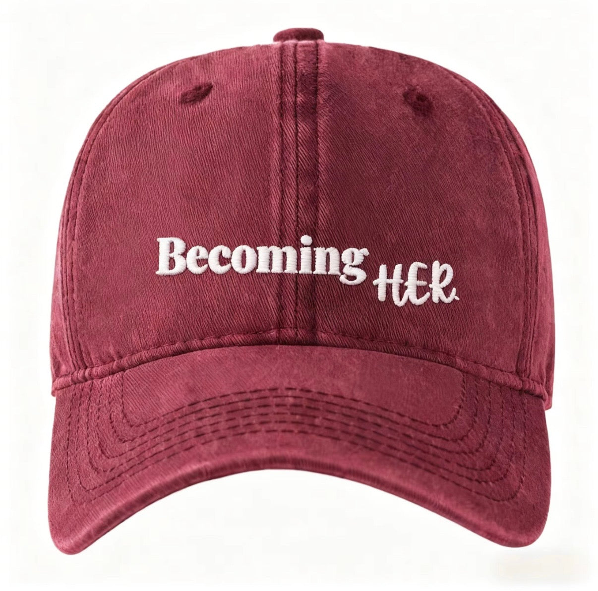 Becoming Her Baseball Cap