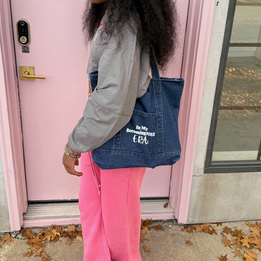 In My Becoming Her Era Tote